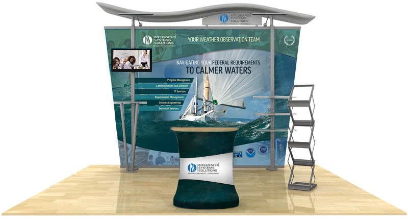 Trade display, brochure Rack with stand 