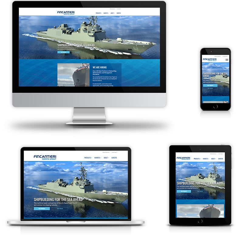 Fincantieri Marine Group Website-Website Design Agency for B2B Website Design  Company for SaaS Website Design  Specialist for B2G Website Design Company for Government Contractors