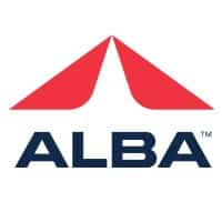 Alba Wheels Up logo. Marketing for logistics companies. Website design for logistics companies. 