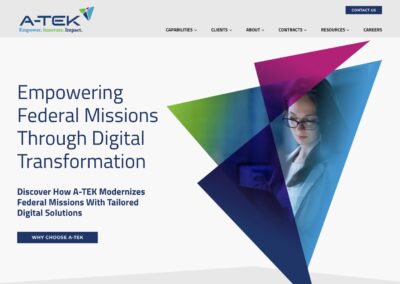 Website Design for Government Contractors-A-TEK Inc