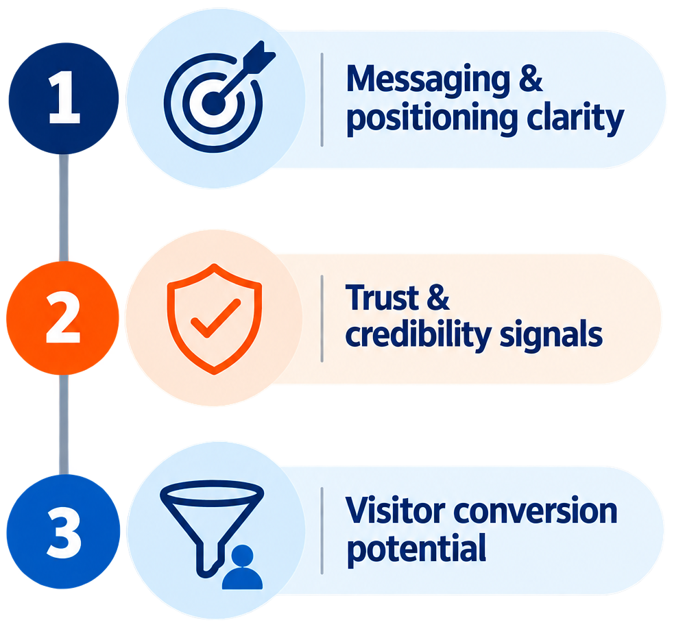 Request Messaging for government contractors Evaluation Graphic